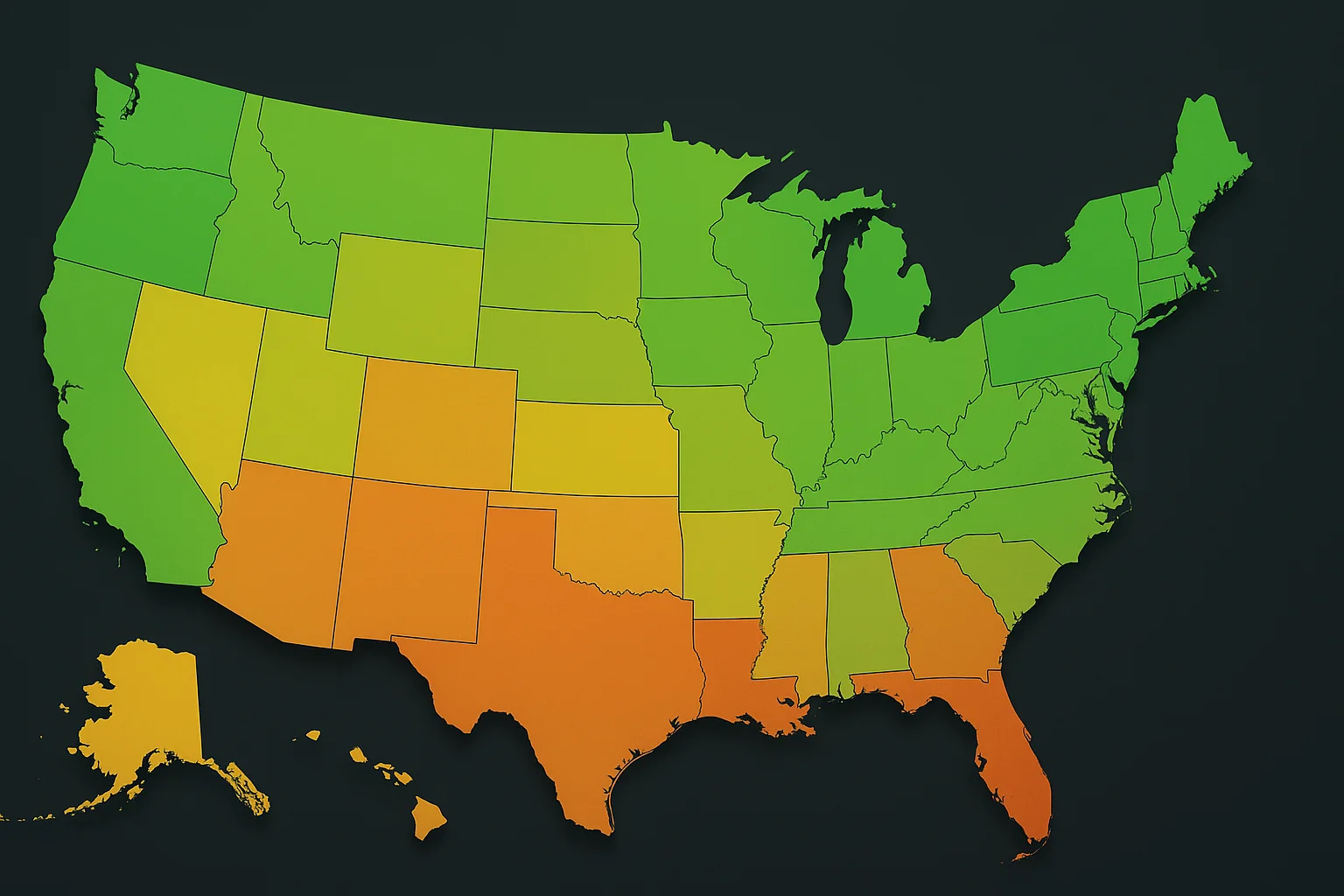 Average Credit Score by State 2026: All 50 States Ranked